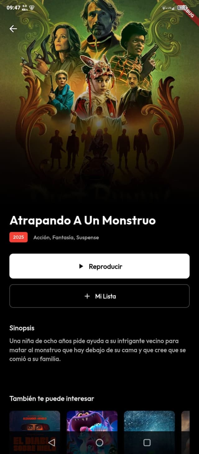 CinemaDB Interface - Detalles de películas y series con resolución 4K